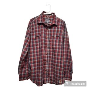 CARHARTT (Men's Large) Plaid Casual Button Down Long Sleeve Shirt